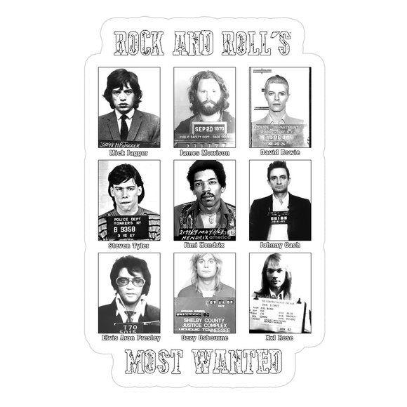 Rock And Roll's Sticker, Rock Sticker - Picture 1 of 1